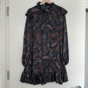 MAJE Short ruffled dress